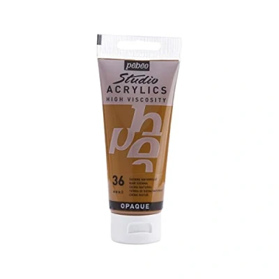 Afbeelding van Pébéo 831036 Studio Acrylverf, 1 tube, 100 ml, Natuur Sienna
