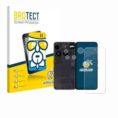 Afbeelding van BROTECT Screenprotector voor Nothing Phone (3) (Voor+Camera) Folie Beschermfolie Beschermglas transparant