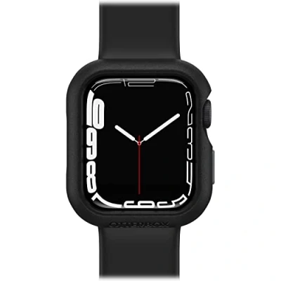 Afbeelding van OtterBox All Day Watch Bumper voor Apple Series 9/8/7 41mm, Schokbestendig, Valbestendig, Slanke beschermhoes Watch, Guards Display and Edges, Zwart/Grijs