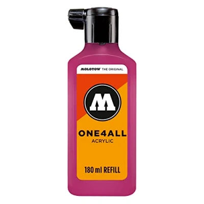 Afbeelding van Molotow ONE4ALL™ 180ml Magenta navul Inkt op acrylbasis