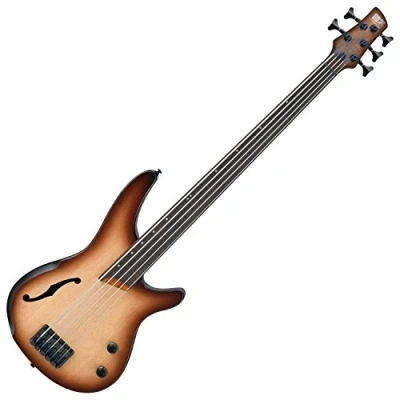 Afbeelding van Ibanez Soundgear SRH505F Natural Browned Burst Flat