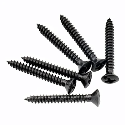 Afbeelding van Musiclily Ultra 3x25mm Roestvrij Staal Verzonken Schroeven voor Gitaar of Ukelele Strap Button, Zwart (6 stuks)