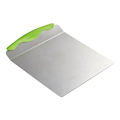 Afbeelding van Relaxdays taartschep edelstaal taartplaat vierkant groot met handvat 20 x 24 cm