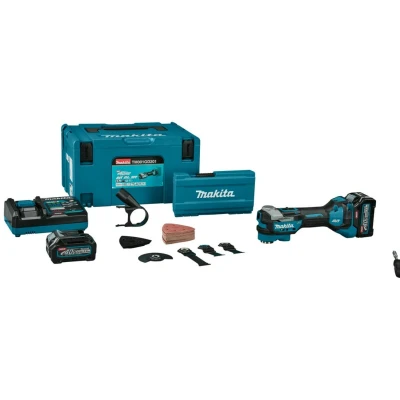 Afbeelding van Makita TM001GD201 XGT 40V Max Li ion Accu Multitool Set (2x 2,5Ah Accu) In Mbox