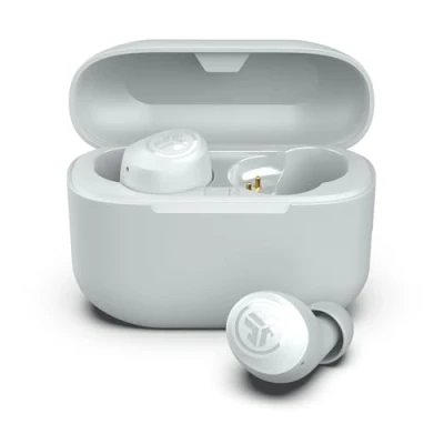 Afbeelding van JLab Go Air Pop+ True Wireless Earphones, Bluetooth Earbuds, Oordopjes Draadloos with 35H+ Speeltijd, In Ear Headphones Microfoon, Oplaaddoos, App, Wolkenwit