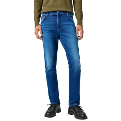 Afbeelding van Wrangler Texas Slim Jeans voor heren, Blue Jam, 44W x 32L