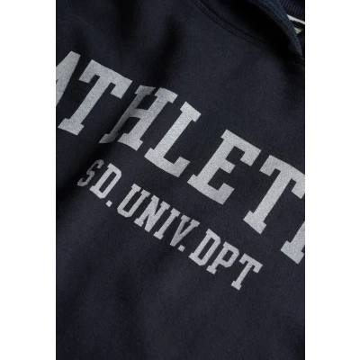 Afbeelding van Athletic Essentials Hoodie met Losse Pasvorm Blauw Grootte: 34