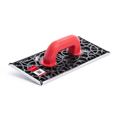 Afbeelding van COMENSAL® WDVS Raspboard, schuurplank, handschuurmachine, piepschuimslijper met gaten, poriebeton, sleefplank, plaatstaal, made in EU, 160 x 380 mm
