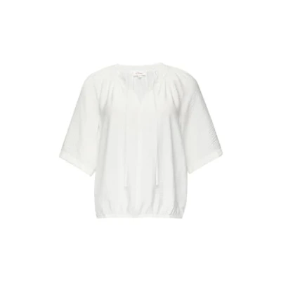 Afbeelding van s.Oliver Shape MET Elastische ZOOM Blouse, Dames, Maat: 42, Ecru