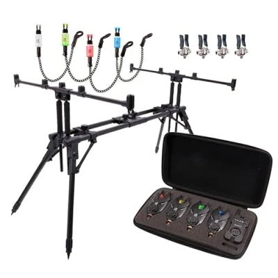 Afbeelding van Ultimate Rod Pod Set 4 hengels Karperset