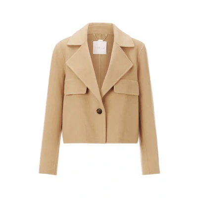 Afbeelding van Rich &amp; Royal Blazer, Dames, Maat: 36, Caffee latte