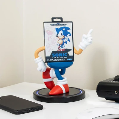 Afbeelding van Numskull Power Idolz Sega Sonic Draadloze telefoonoplader met lichtgevende basis 10w snel laden