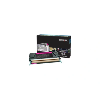 Afbeelding van Lexmark X748H1MG Toner Magenta Hoge capaciteit