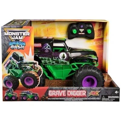 Afbeelding van Radiografisch bestuurbare monsterjam 1:15 smash en bash grave digger