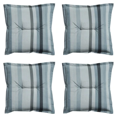 Afbeelding van Madison Zitkussen Righe grey Ca. 50x50 cm Set van 4