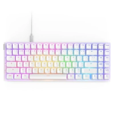 Afbeelding van NZXT Function 2 MiniTKL Compact Tenkeyless Optisch Gaming Toetsenbord 8K Polling Rate Lineaire Optische Schakelaars Double shot PBT RGB Hot Swappable Wit