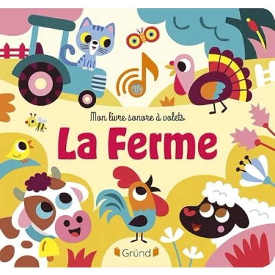 Afbeelding van Mon Livre sonore à volets La Ferme rabats À partir de 1 an