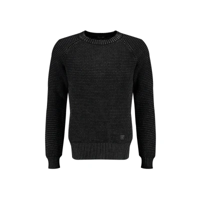 Afbeelding van Key Largo Robbie Round Trui, Heren, Maat: Large, Black
