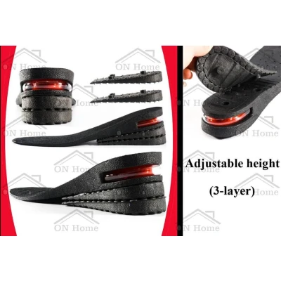Afbeelding van Verhogende Inlegzolen Unisex Wordt Direct 7CM Langer Lengte Hakverhoging Zolen Hoge