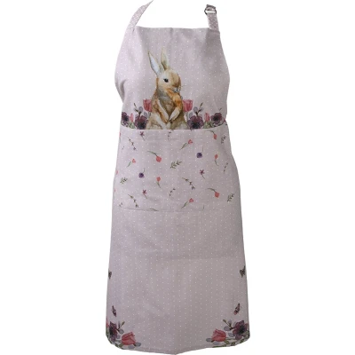 Afbeelding van Clayre &amp; Eef Roze Schort 70*85 cm HBU41