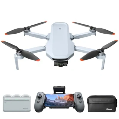 Afbeelding van Potensic ATOM 2 GPS drone met camera, 4K HDR video, 8K foto, 10 km overdracht, &lt; 249 g, 3 assige gimbal, AI volgen/AI nacht/QuickShots/verticale opnamen, accu&#039;s 96 min. vliegtijd, C0, voor
