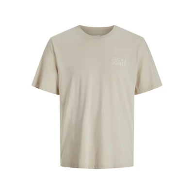 Afbeelding van Jack &amp; Jones Jjecorp LOGO Oneck NOOS Tshirt print, Heren, Maat: Small, Moonbeam