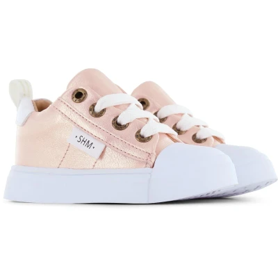 Afbeelding van Veterschoenen Meisjes PINK METALLIC Leer Shoesme Maat 34
