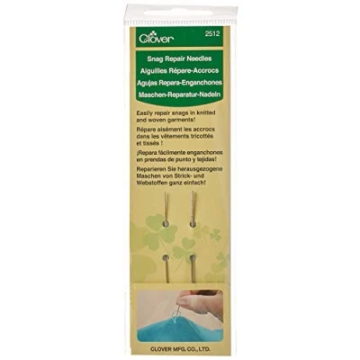 Afbeelding van Clover Snag Reparatie Naalden, Metaal, Zilver, 6.75 x 2 0.13