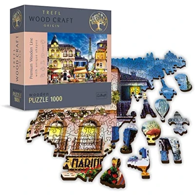 Afbeelding van Trefl hout Franse Steeg puzzel 1000 stukjes