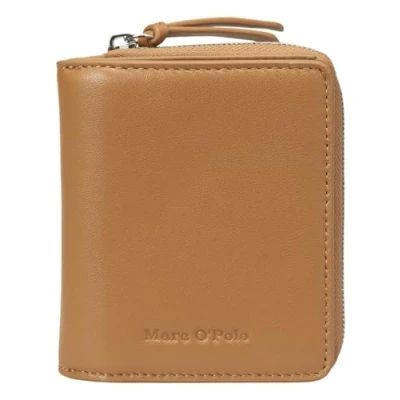 Afbeelding van Marc O&#039;Polo Leren Portemonnee Cally Combi Wallet True Camel Lichtbruin