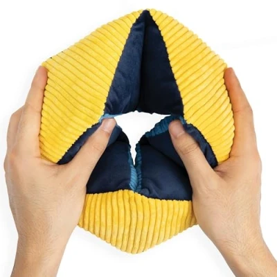 Afbeelding van Relish Tactiele draaischijk activiteit, fidget speelgoed, zacht comfortproduct met contrasterende kleuren en texturen