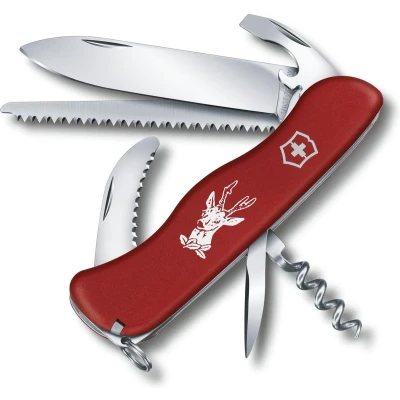 Afbeelding van Victorinox zakmes Hunter rood 12 functies 111 mm doosje