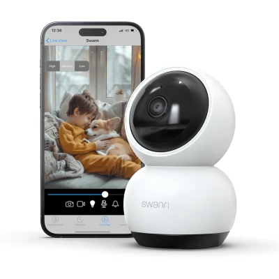Afbeelding van Swann EVO 2K Pan &amp; Tilt Indoor Wi Fi Camera beveiligingscamera