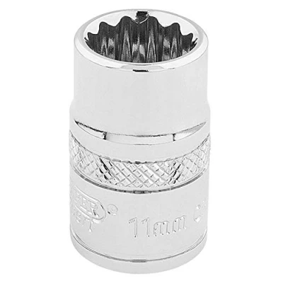 Afbeelding van Draper 32771 3/8 inch vierkante aandrijving 12 punts Hi Torq metrische socket, 11mm grootte