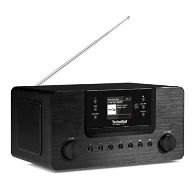 Afbeelding van TechniSat DigitRadio 570 CD IR stereo tafelradio met internet, DAB+ digital radio, en USB, zwart