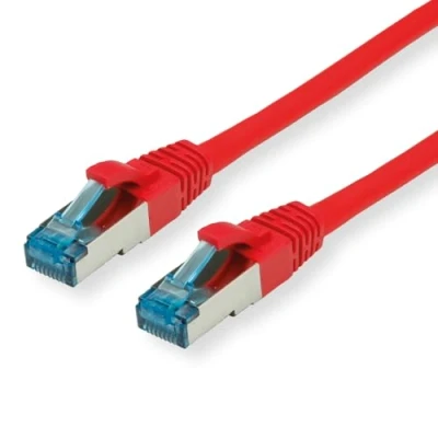 Afbeelding van VALUE Patchkabel Kat.6A (Class EA) S/FTP (PiMF), LSOH, rood, 0,15 m