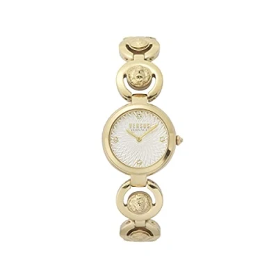 Afbeelding van Versus Versace Monte Stella Swarovski Dameshorloge Goudkleurig Zilverkleurig 28 MM
