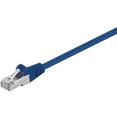 Afbeelding van Goobay CAT 5e Patch Cable, F/UTP, blue 0.25 m