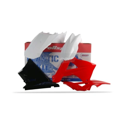 Afbeelding van Polisport Plastickit Gas EC125 EC200 EC250 EC250E EC300 EC300E EC450 2011 Origineel Rood / Wit Zwart