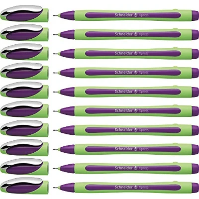 Afbeelding van Schneider Xpress Fineliner (lijndikte 0,8 mm, onuitwisbaar) pak van 10 violet