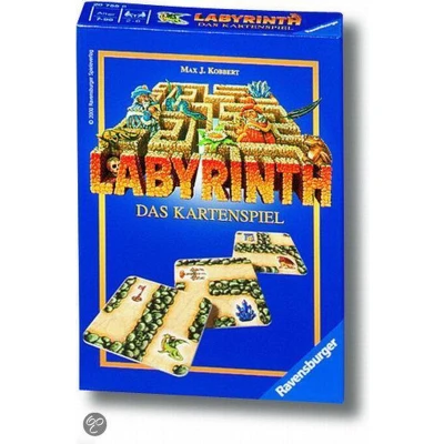 Afbeelding van Ravensburger 23206 Labyrinth Das Kartenspiel, Mitbringspiel für 2 6 Spieler, Legespiel ab 7 Jahren, kompaktes Format, Reisespiel