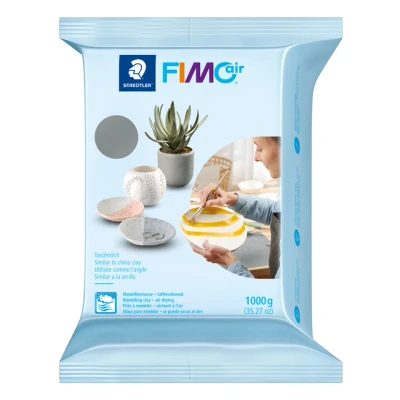 Afbeelding van Boetseerklei Fimo Air 1000gram grijs