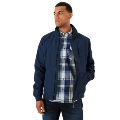 Afbeelding van GARCIA Heren Jas Blauw Long mouws Maat S