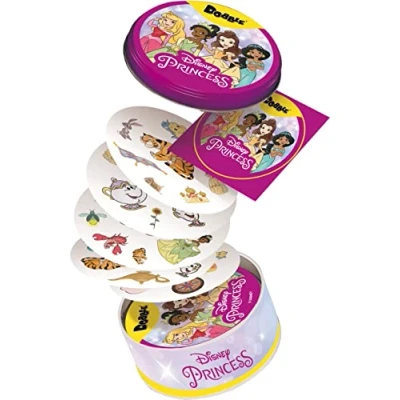 Afbeelding van Asmodee Dobble Disney Princess Kaartspel Leeftijden 4+ 2 5 Spelers 10 Minuten speeltijd