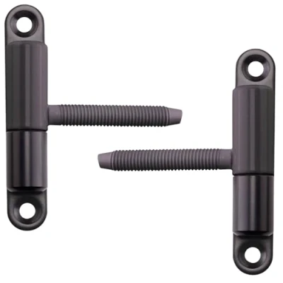Afbeelding van SOTECH 2 stuks deurscharnieren Inboorscharnier 15 x 83 mm met stift M8 47 opschroefscharnier voor binnendeuren om op te schroeven/boren (zwart staal)