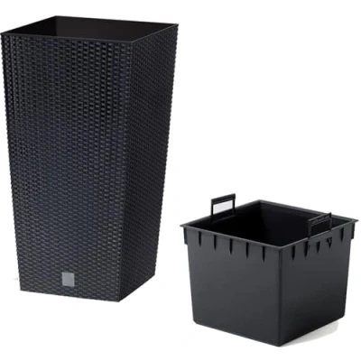 Afbeelding van Prosperplast Plantenbak (27 x 27 50 cm, Antraciet)
