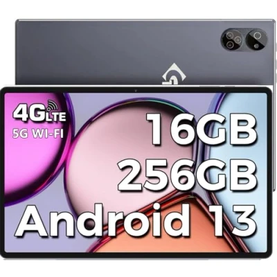 Afbeelding van 10,1&quot; inch Android Tablet 16GB + 256 GB, Octa Core, 1TB TF Extend, 2,5GHz, Dual SIM Card, 8MP 13MP camera, 4G LTE, WiFi, Type C