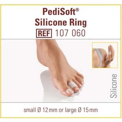 Afbeelding van Bort PediSoft Siliconen Ring Drukvermindering teen Teencorrector Maat 2