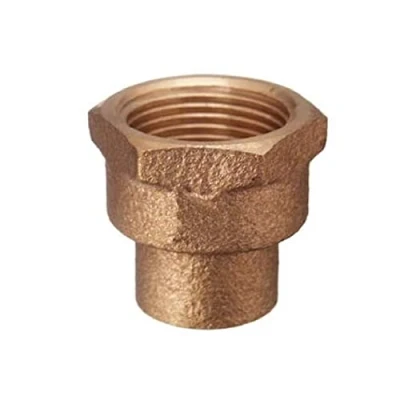 Afbeelding van Cornat soldeerovergangsmof, 1 binnendraad, A 15 mm, B 1/2 inch IG, stuk, roodgiet, T5270G1512 mm x