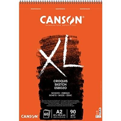 Afbeelding van Canson XL Croquis schetsblok, DIN A2, 60 vellen, 90 g/m², crème